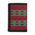 Native Southwestern Pattern Print Trifold Wallet