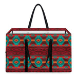 Native Southwestern Pattern Print Utility Tote Bag