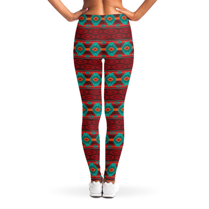 Native Southwestern Pattern Print Women's Leggings