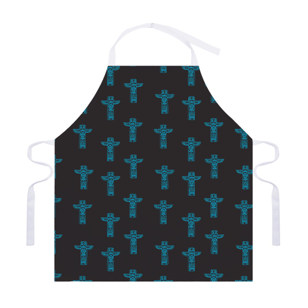 Native Totem Pattern Print Adjustable Apron