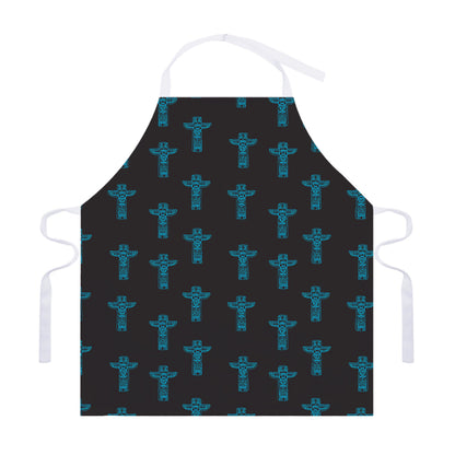 Native Totem Pattern Print Adjustable Apron