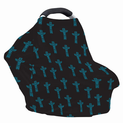 Native Totem Pattern Print Baby Seat Cover