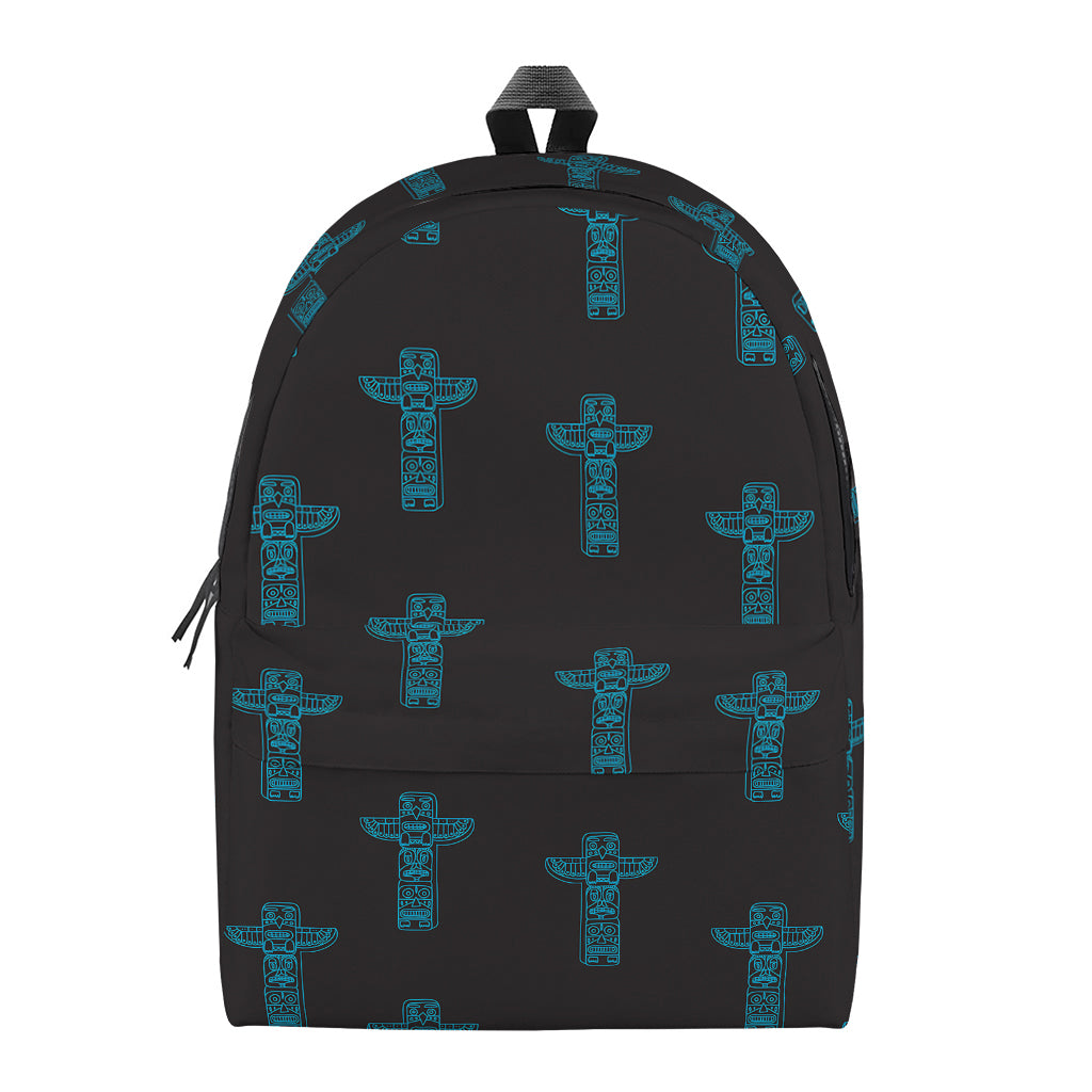 Native Totem Pattern Print Backpack