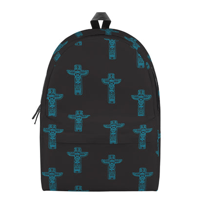 Native Totem Pattern Print Backpack