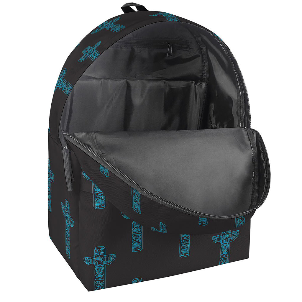 Native Totem Pattern Print Backpack