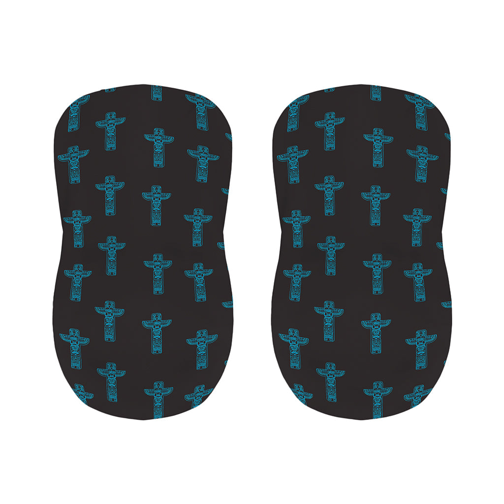 Native Totem Pattern Print Bar Stool Covers