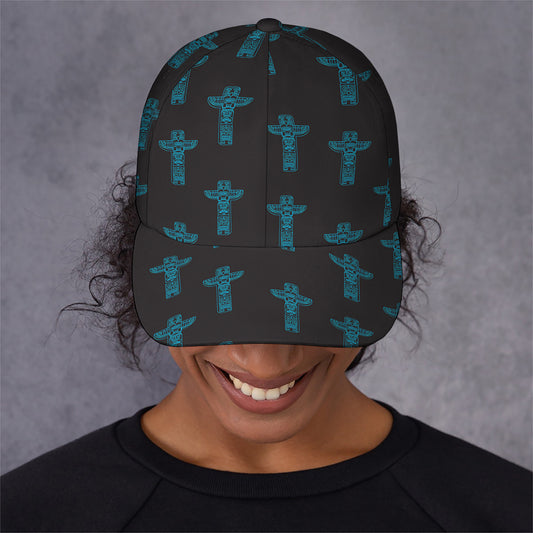 Native Totem Pattern Print Baseball Cap