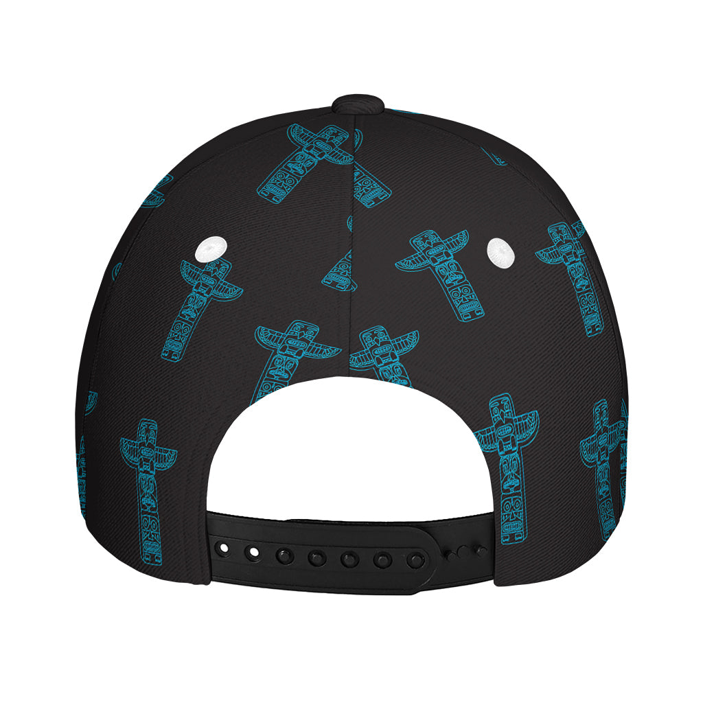 Native Totem Pattern Print Baseball Cap