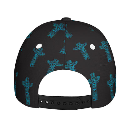 Native Totem Pattern Print Baseball Cap