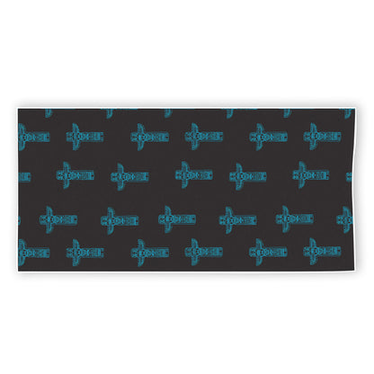 Native Totem Pattern Print Beach Towel