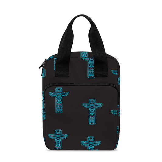 Native Totem Pattern Print Bible Tote Bag