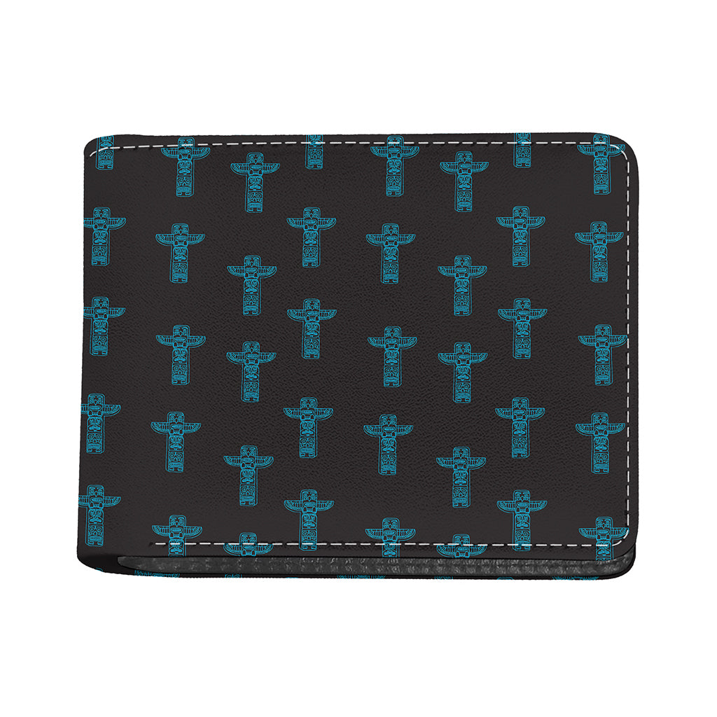 Native Totem Pattern Print Bifold Wallet