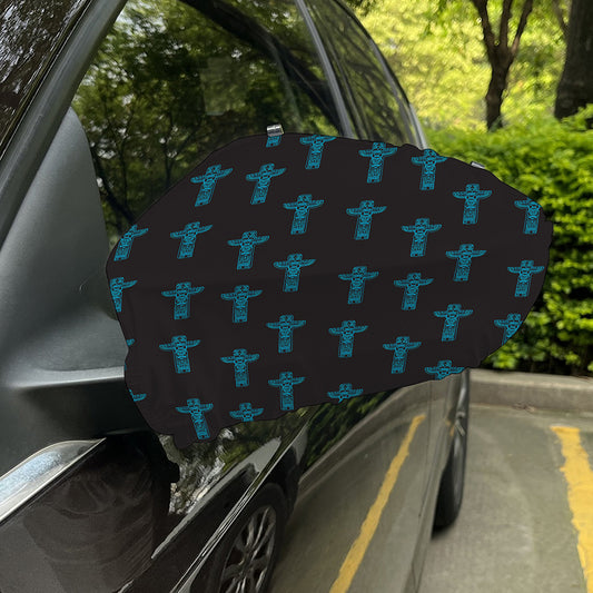 Native Totem Pattern Print Car Side Mirror Covers