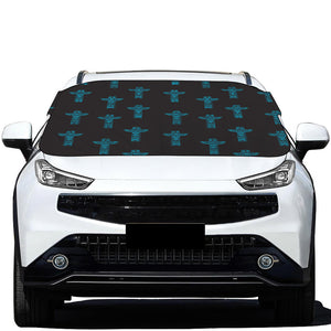 Native Totem Pattern Print Car Windshield Snow Cover