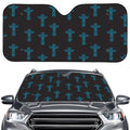 Native Totem Pattern Print Car Windshield Sun Shade