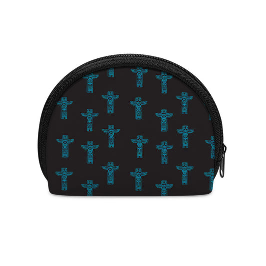 Native Totem Pattern Print Coin Purse
