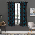 Native Totem Pattern Print Grommet Curtain Panels