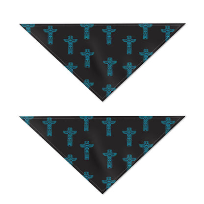 Native Totem Pattern Print Dog Bandana
