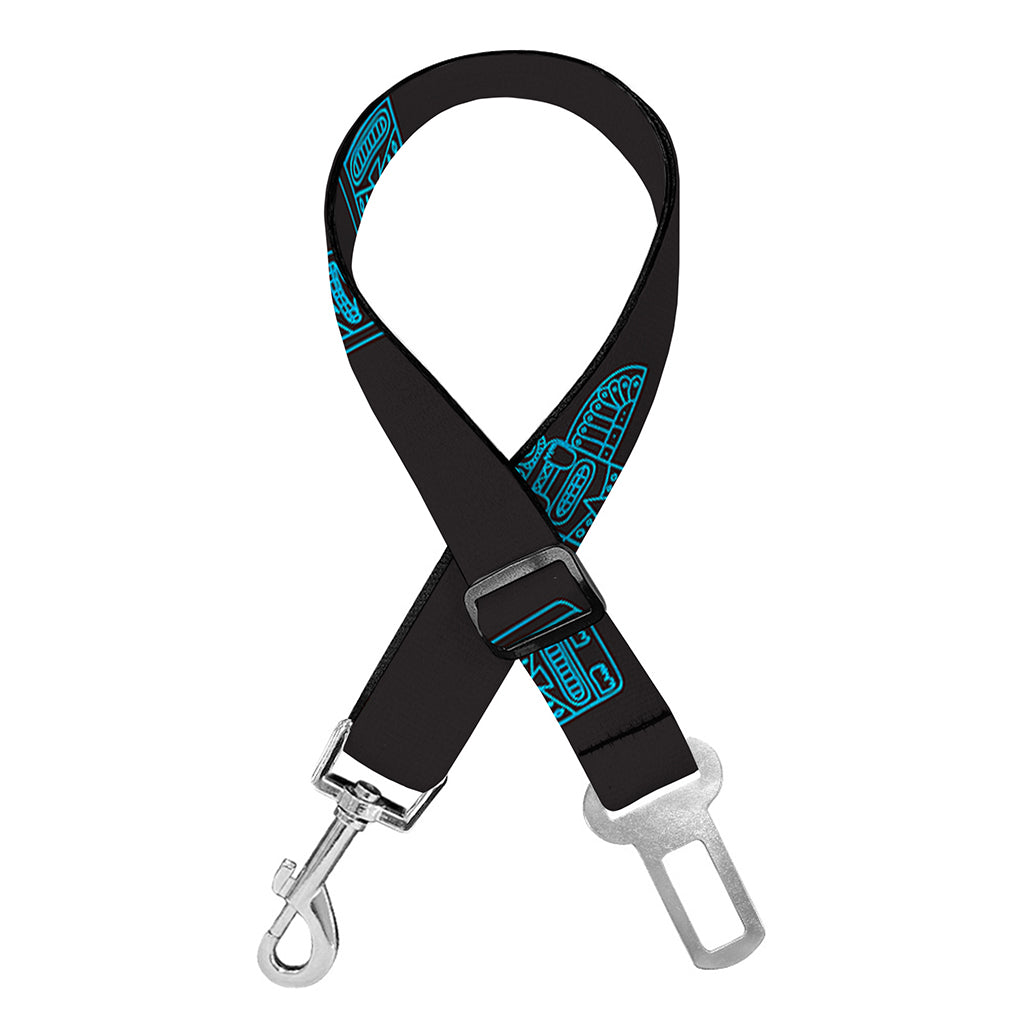 Native Totem Pattern Print Dog Seat Belt