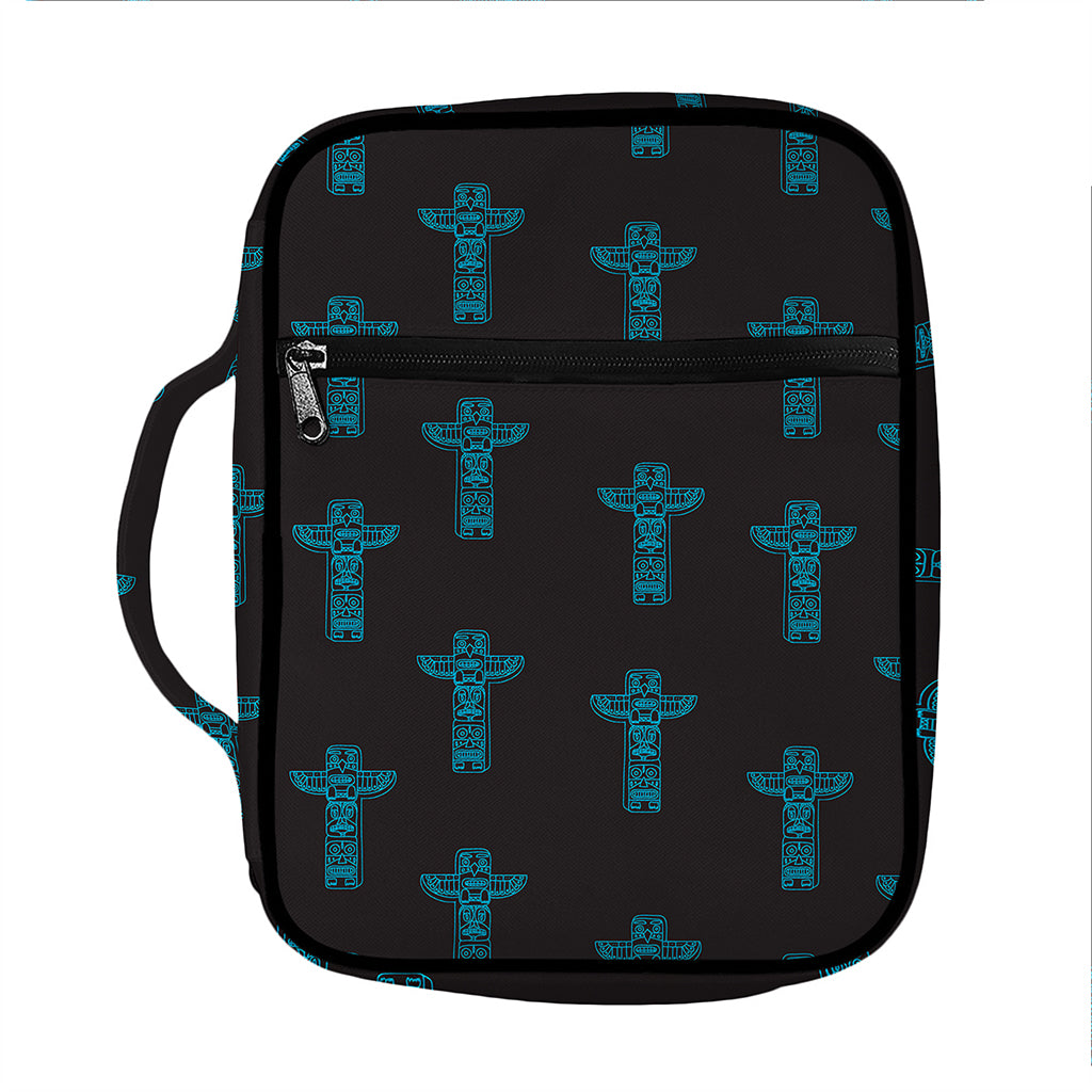 Native Totem Pattern Print Front Pocket Bible Bag