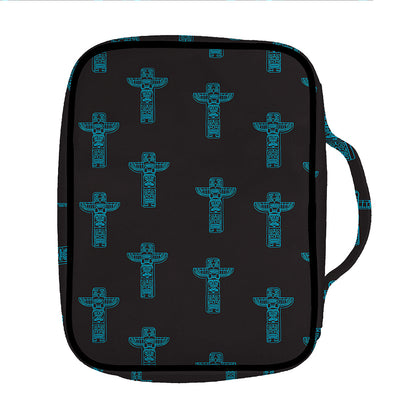 Native Totem Pattern Print Front Pocket Bible Bag