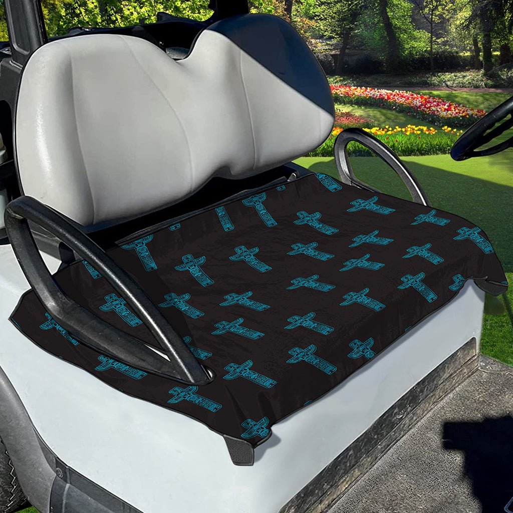 Native Totem Pattern Print Golf Cart Seat Cover