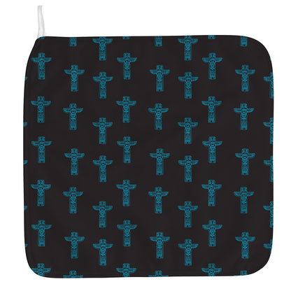 Native Totem Pattern Print Hand Towel