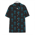 Native Totem Pattern Print Hawaiian Shirt