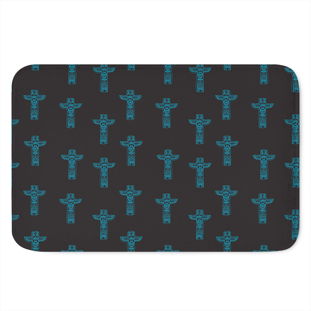 Native Totem Pattern Print Indoor Door Mat