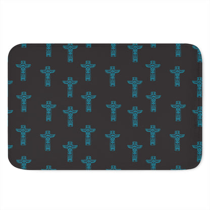 Native Totem Pattern Print Indoor Door Mat