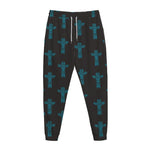 Native Totem Pattern Print Jogger Pants