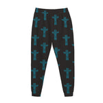 Native Totem Pattern Print Jogger Pants
