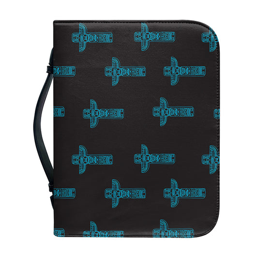 Native Totem Pattern Print Leather Bible Cover