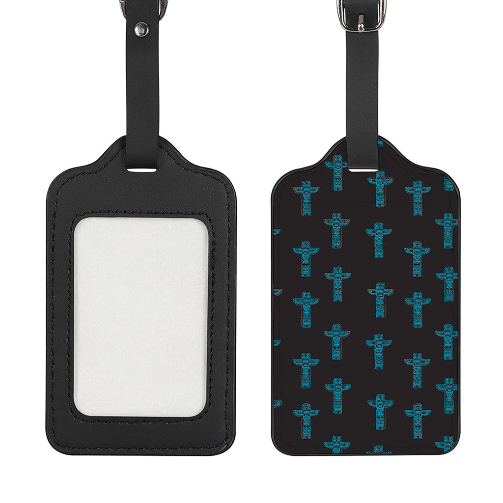 Native Totem Pattern Print Luggage Tag