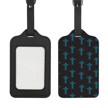 Native Totem Pattern Print Luggage Tag