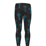 Native Totem Pattern Print Men's leggings
