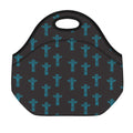 Native Totem Pattern Print Neoprene Lunch Bag