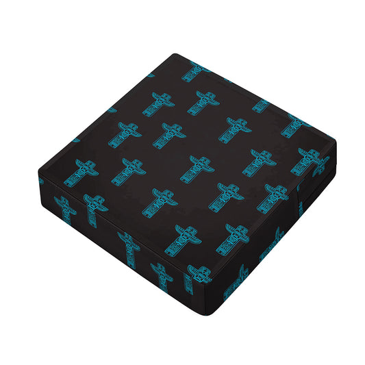 Native Totem Pattern Print Outdoor Seat Cushion Cover