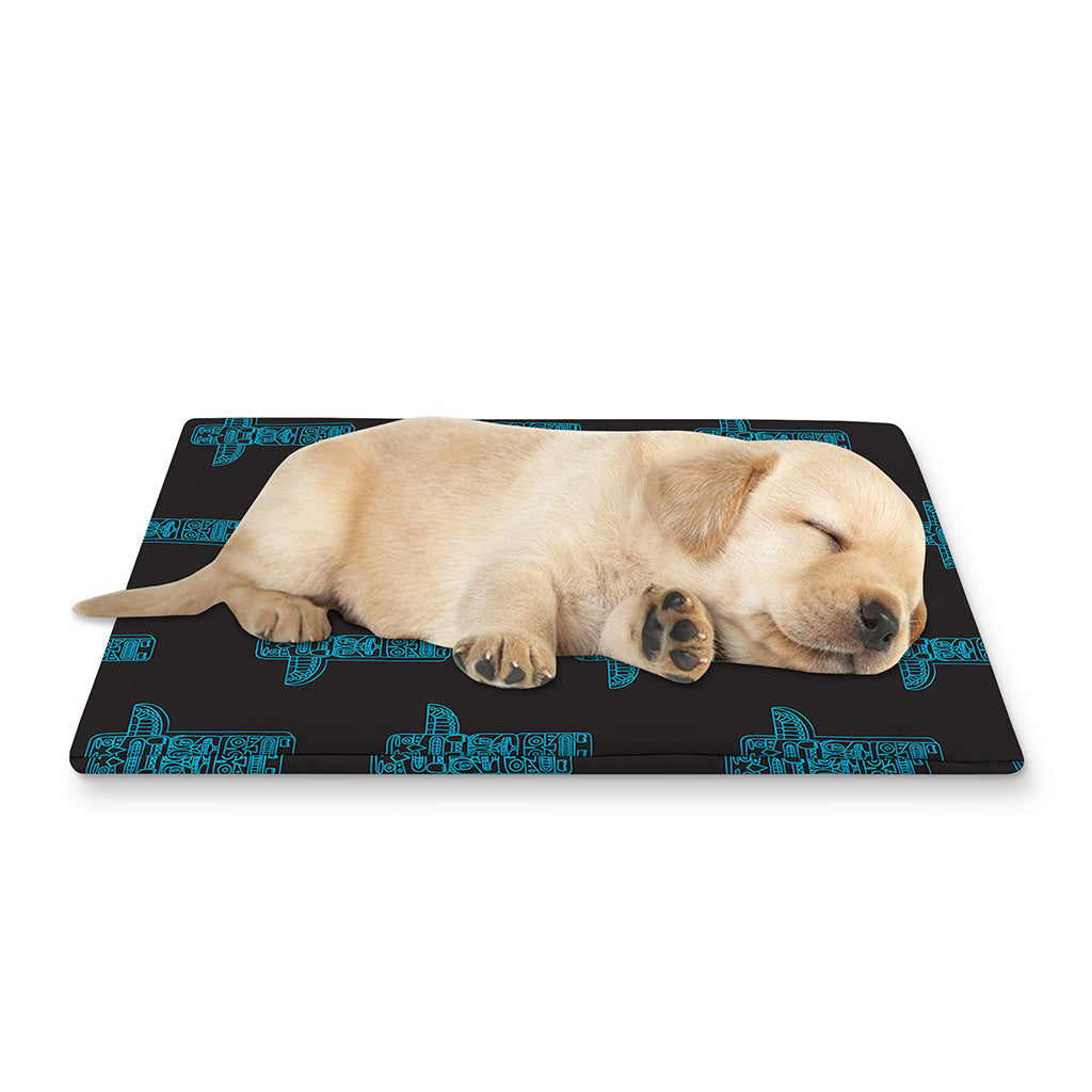 Native Totem Pattern Print Pet Cooling Mat Cover