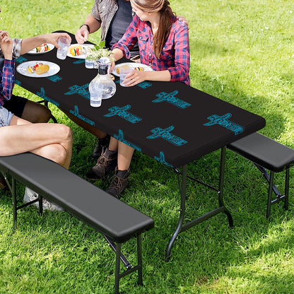 Native Totem Pattern Print Picnic Table Cover