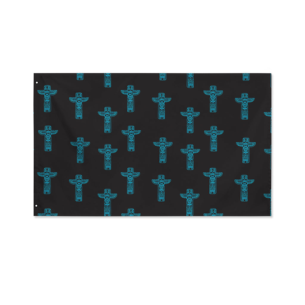 Native Totem Pattern Print Polyester Flag