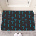 Native Totem Pattern Print Rubber Doormat