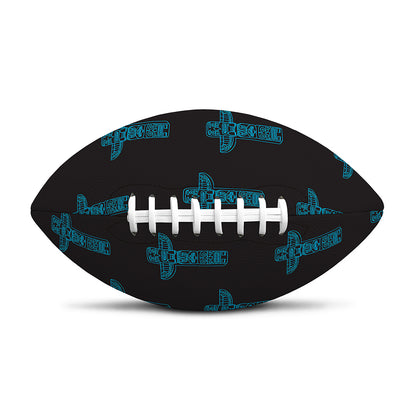 Native Totem Pattern Print Rugby Ball