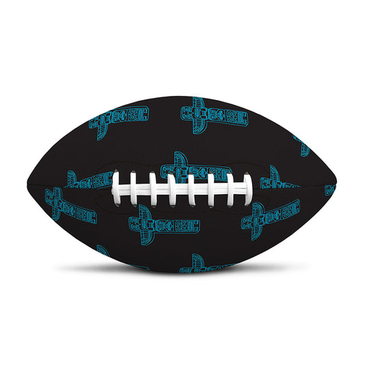 Native Totem Pattern Print Rugby Ball
