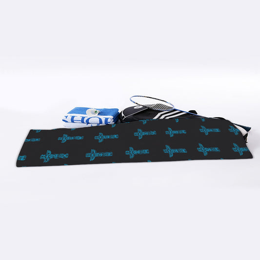Native Totem Pattern Print Sports Towel