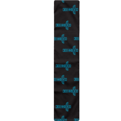 Native Totem Pattern Print Table Runner