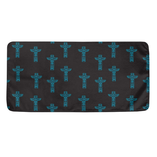 Native Totem Pattern Print Towel