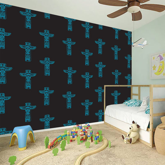 Native Totem Pattern Print Wall Sticker