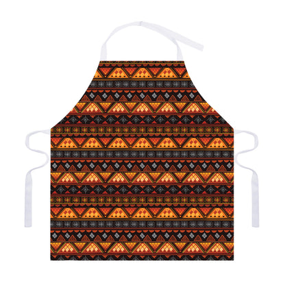 Native Tribal African Pattern Print Adjustable Apron