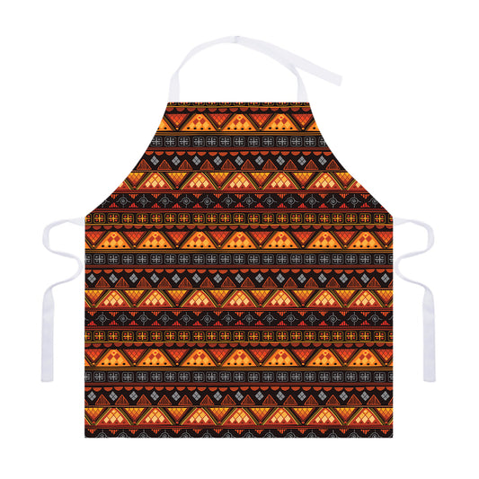Native Tribal African Pattern Print Adjustable Apron